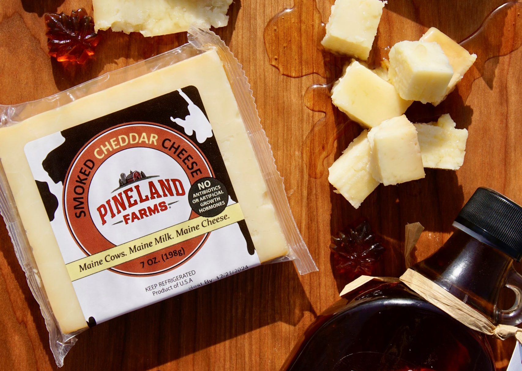 Savor The Rich Flavors Of Pineland Farms Smoked Cheddar Pineland