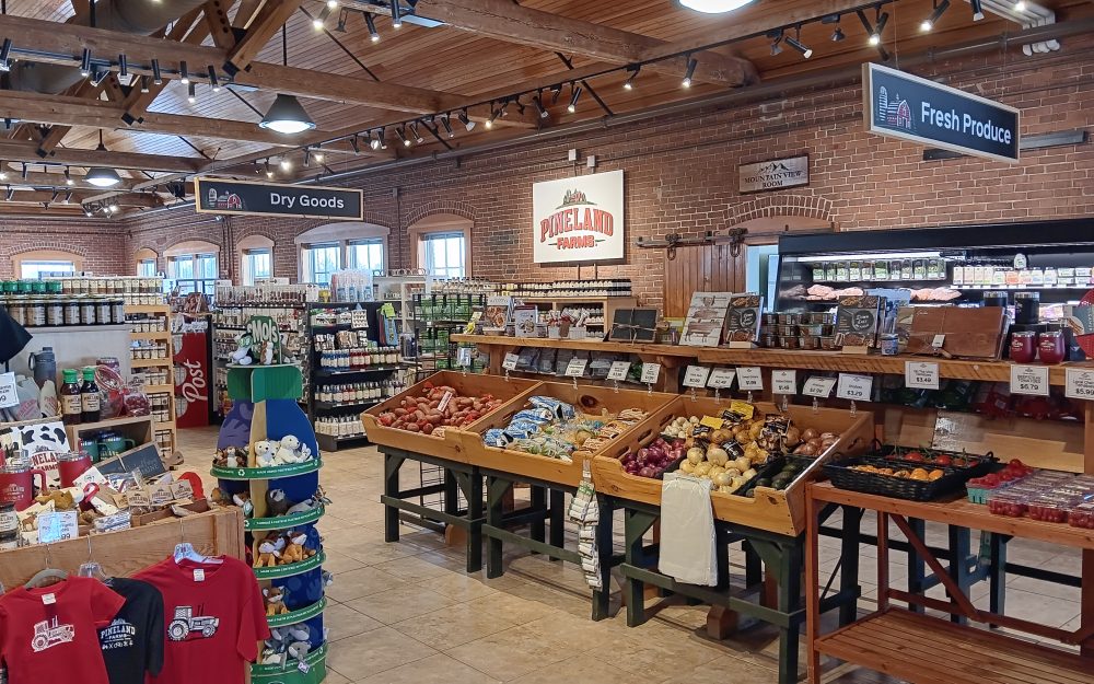 inside the market at pineland farms