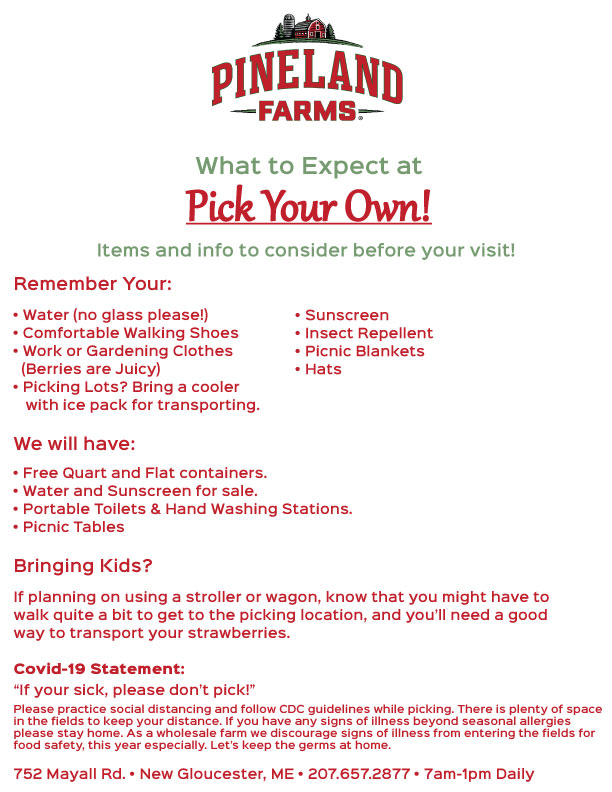 Produce Division Pineland Farms Inc