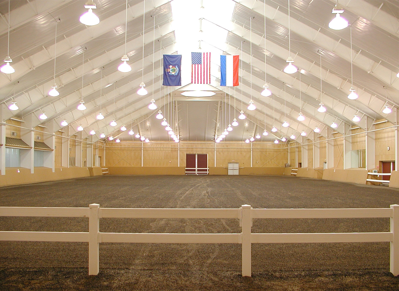 Equestrian center arena