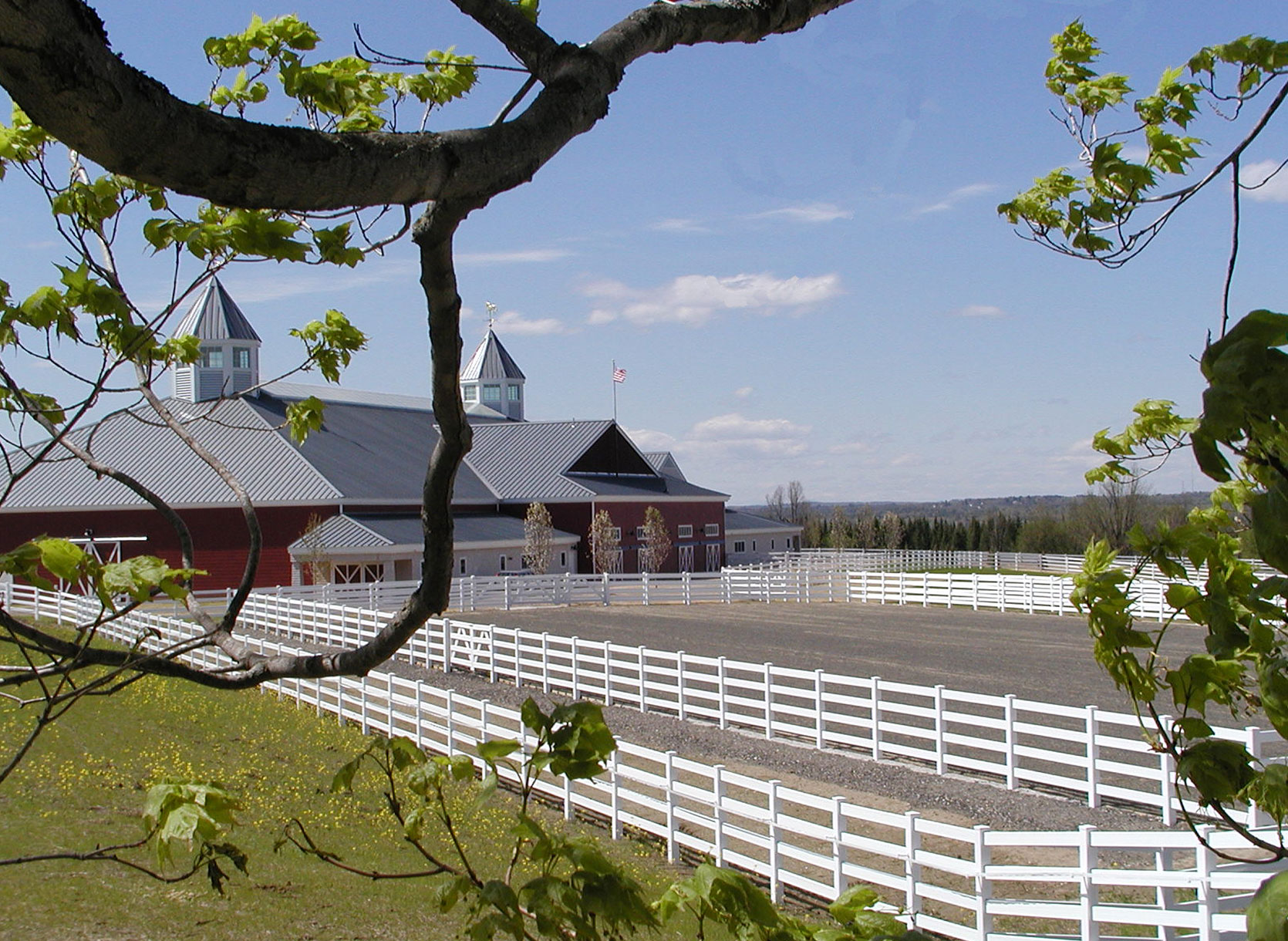 Equestrian center exterior