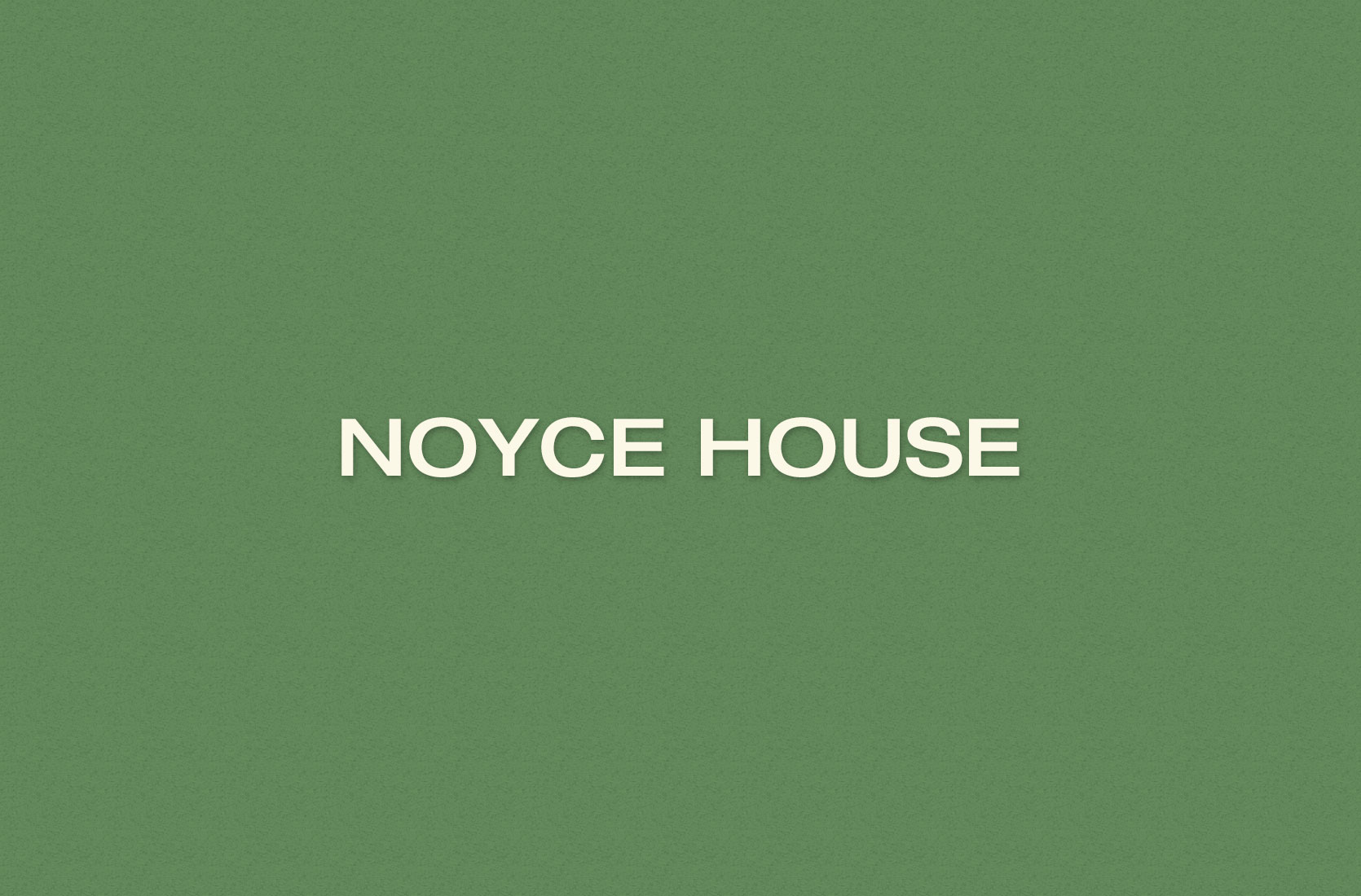 Noyce guest house place card