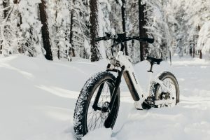 fat biking in snow