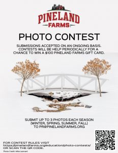 flyer with photo contest inormation and qr code.